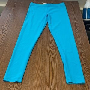 IQ-UV 300 Women UV Guard Leggings Blue Size Large